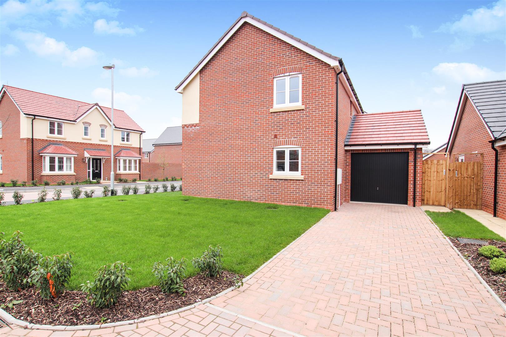 ATTACHED BRICK GARAGE